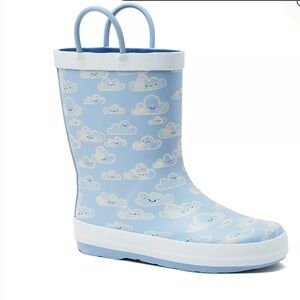 Lands End Kids Pull On Splash Rubber Rain Boots